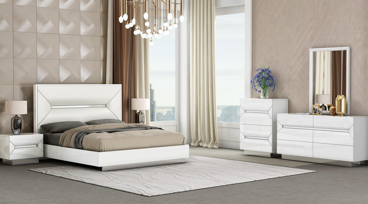 High Gloss Lacquer Bedroom Set with choice of colors
