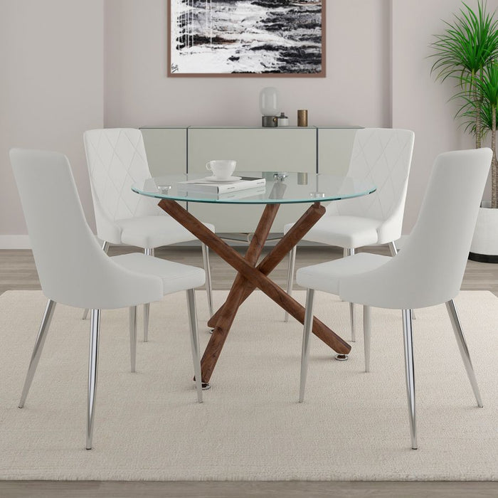 Rocca/ Devo 5-Piece Dining Set