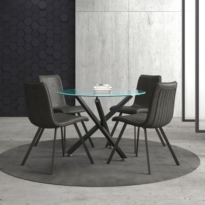 Suzette/Buren 5-Piece Dining Set