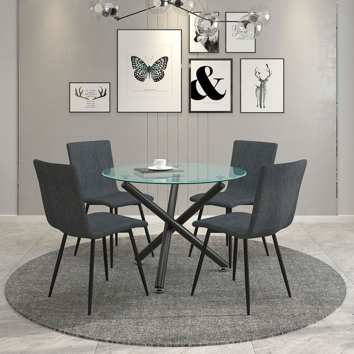 Suzette/ Nora 5-Piece Dining Set