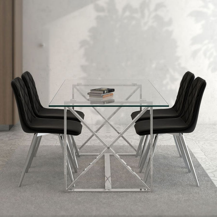 Lorenzo/ Marlo 5-Piece Dining Set