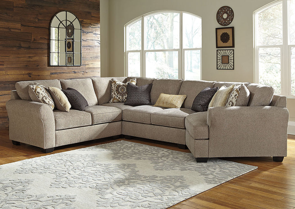 Pantomine 4-Piece Sectional with Cuddler by Ashley Furniture