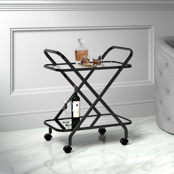 Oriso Black Bar Cart