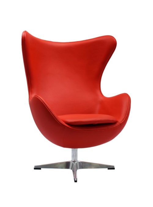 Egg Leather Lounge Chair