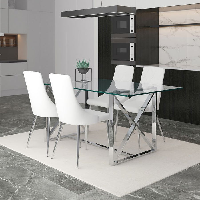 Lorenzo/ Devo 5-Piece Dining Set