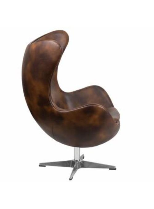 Egg Leather Lounge Chair