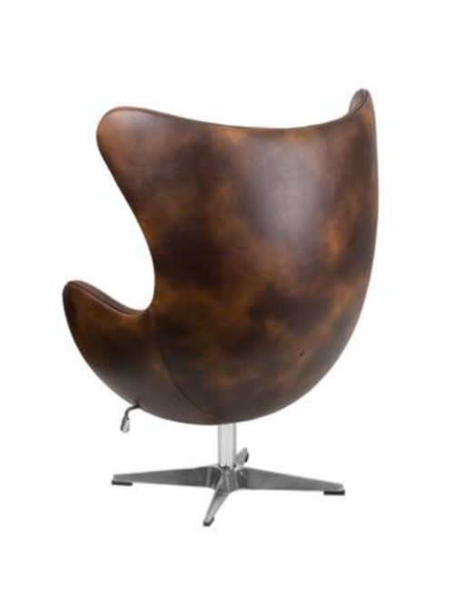 Egg Leather Lounge Chair
