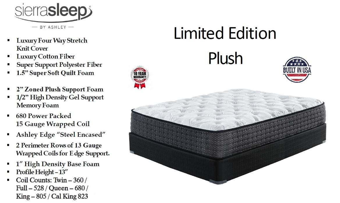 Ashley Sleep Limited Edition Plush Mattress in a Box