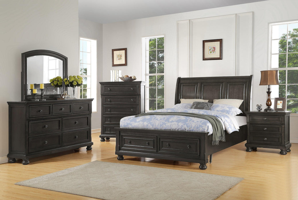 Trendy Bedroom Set with Storage drawers with 2 color options