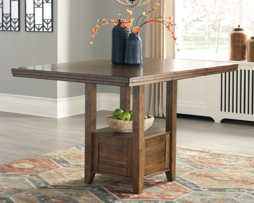Flaybern Counter Height Table Set with 4 Counter Chairs by Ashley