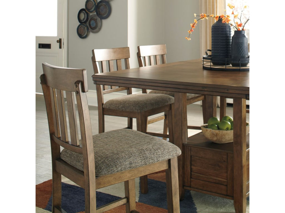 Flaybern Counter Height Table Set with 4 Counter Chairs by Ashley